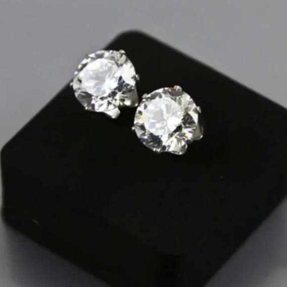NEW 2.5 CT DIAMOND STUD EARRINGS - Picture 4 of 4